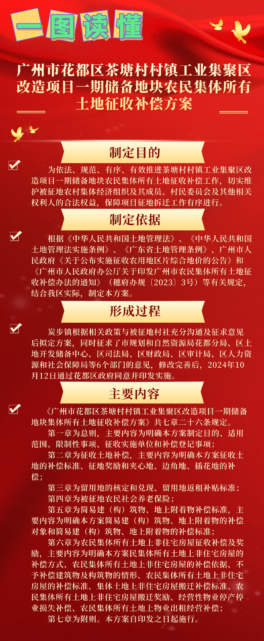 3-2《广州市人妻
区茶塘村村镇工业集聚区改造项目一期储备地块农民集体所有土地征收补偿方案》一图读懂.jpg