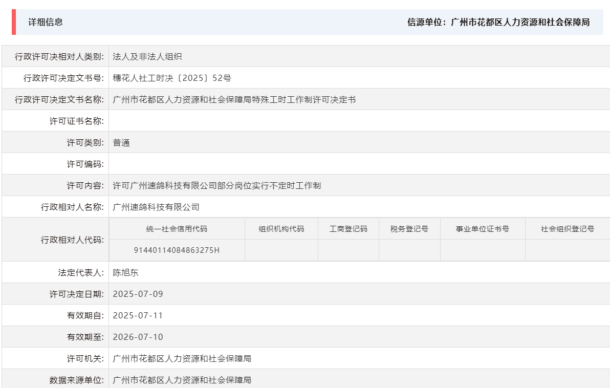 7.9许可广州速鸽科技有限公司部分岗位实行不定时工作制.png