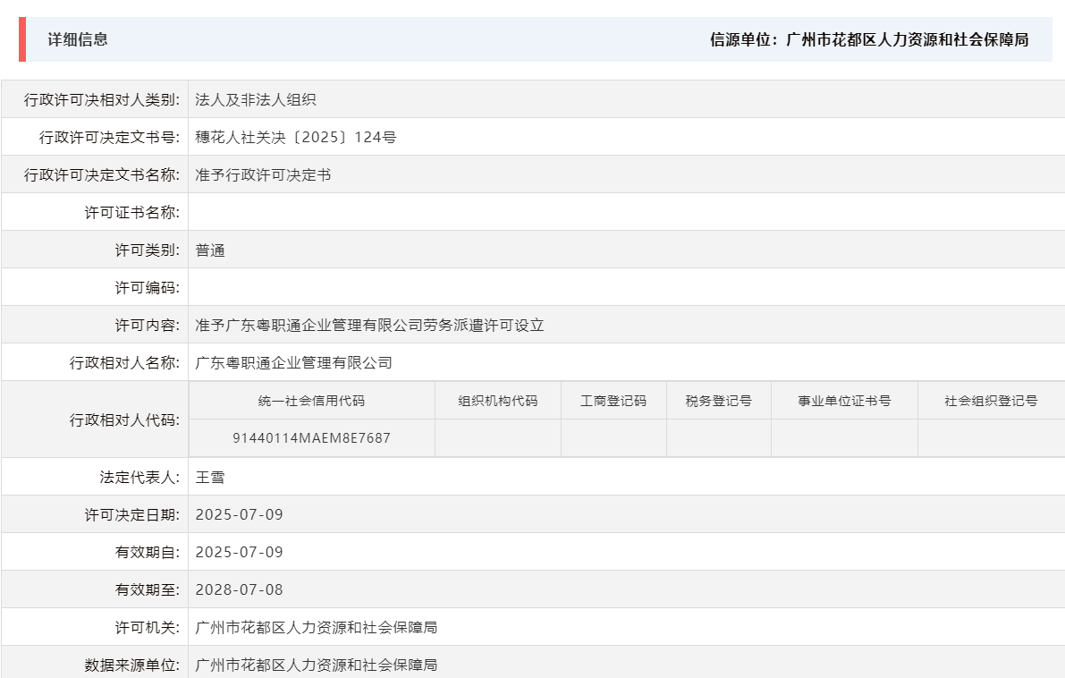 7.9准予广东粤职通企业管理有限公司劳务派遣许可设立.png